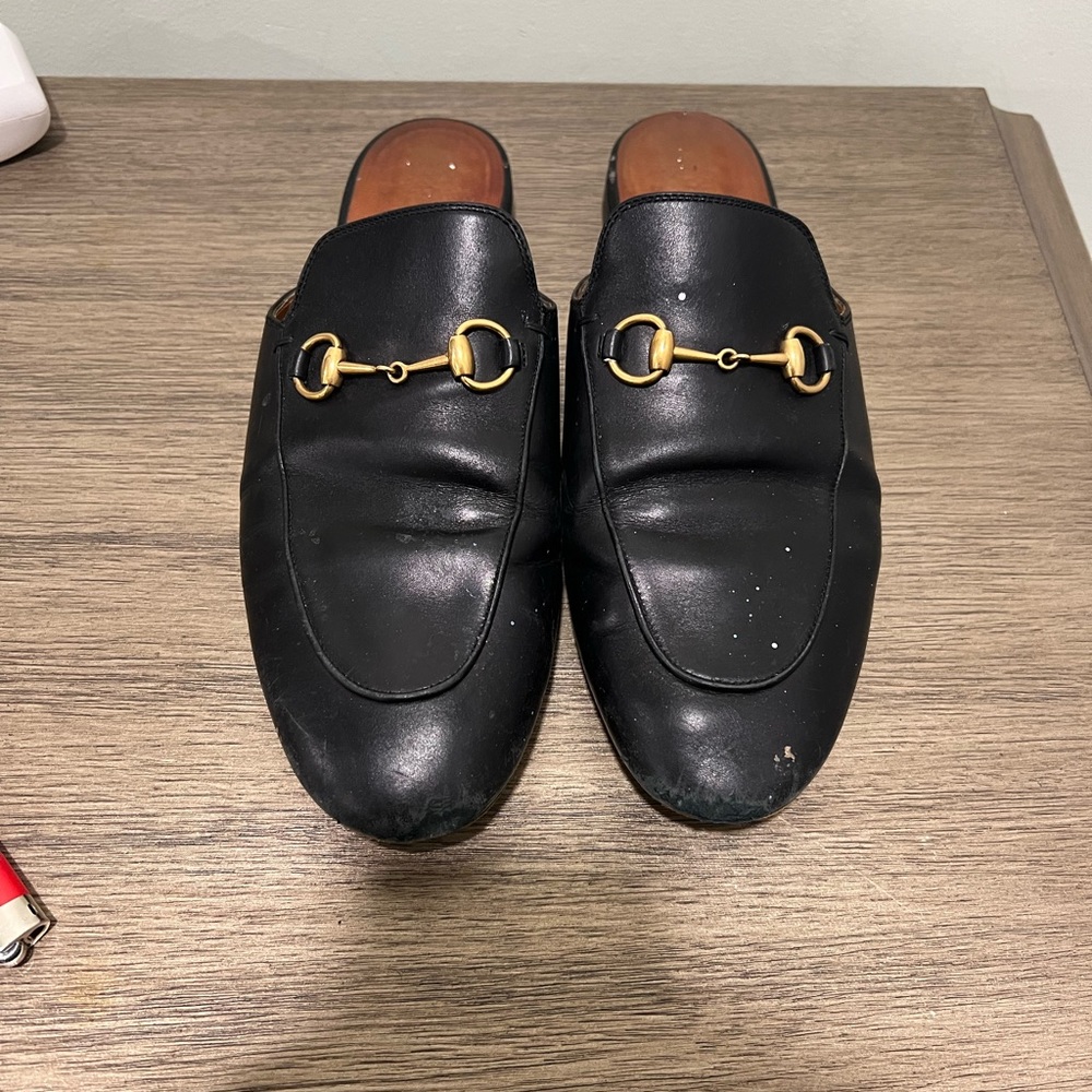 Gucci Princetown leather slipper slide